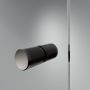 Sealskin Contour drzwi prysznicowe 120 cm wnękowe czarny mat/szkło przezroczyste CD121206195100 zdj.4