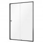 Sealskin Contour drzwi prysznicowe 120 cm wnękowe czarny mat/szkło przezroczyste CD121206195100 zdj.1