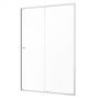 Sealskin Contour drzwi prysznicowe 140 cm wnękowe stal nierdzewna szczotkowana/szkło przezroczyste CD121406325100 zdj.1