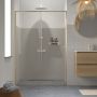 Sealskin Contour drzwi prysznicowe 140 cm wnękowe złoty szczotkowany/szkło przezroczyste CD121406495100 zdj.1