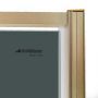Sealskin Contour drzwi prysznicowe 100 cm złoty szczotkowany/szkło przezroczyste CD201006495100 zdj.9