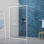 Sealskin Contour Walk-In ścianka prysznicowa 120 cm wolnostojąca biały mat/szkło przezroczyste CDA31186025100 zdj.5