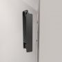 Sealskin Pure drzwi prysznicowe 90 cm uchylne grafitowy szczotkowany/szkło przezroczyste PU160906145100 zdj.4