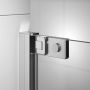 Sealskin INC drzwi prysznicowe 88 cm wnękowe chrom/szkło przezroczyste XI200906265100 zdj.3