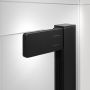 Sealskin INC drzwi prysznicowe 98 cm wnękowe czarny mat/szkło przezroczyste  XI201006195100 zdj.3