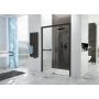 Sanplast Free Zone drzwi prysznicowe 100 cm rozsuwane czarny mat/szkło przezroczyste 600-271-3110-59-401 zdj.3