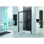Sanplast Free Zone drzwi prysznicowe 120 cm rozsuwane czarny mat/szkło przezroczyste 600-271-3160-59-401 zdj.4