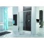 Sanplast Free Zone drzwi prysznicowe 160 cm rozsuwane czarny mat/szkło przezroczyste 600-271-3240-59-401 zdj.4
