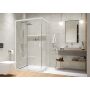 Sanplast Exa Line kabina prysznicowa 1/2KN-A/Exa Line-90 cm biały mat/szkło przezroczyste 600-540-0220-24-401 zdj.1