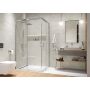 Sanplast Exa Line kabina prysznicowa 1/2KN-A/Exa Line-120 cm srebrny błyszczący/szkło przezroczyste 600-540-0250-38-401 zdj.1