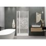 Sanplast Exa Line drzwi prysznicowe z profilem DJ2/Exa-110 cm uchylne biały mat/szkło ze wzorem 600-540-0810-24-151 zdj.1
