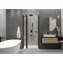 Sanplast Exa Line drzwi prysznicowe z profilem DJ2/Exa-110 cm uchylne czarny mat/szkło przezroczyste 600-540-0810-59-401 zdj.1