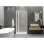 Sanplast Exa Line drzwi prysznicowe z profilem DJ2/Exa-120 cm uchylne biały mat/szkło przezroczyste 600-540-0830-24-401 zdj.1