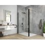 Sanplast Exa Line ścianka prysznicowa walk-in 60 cm czarny mat/szkło przezroczyste 600-540-1240-59-401 zdj.3