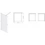 Sanplast Exa Line ścianka prysznicowa walk-in 70 cm czarny /szkło przezroczyste 600-540-1410-59-401 zdj.2
