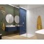 Sanplast Exa Line ścianka prysznicowa walk-in 90 cm srebrny połysk/szkło przezroczyste 600-540-1530-38-401 zdj.1