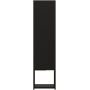 Strama Turf szafka 33x28x130 cm boczna wisząca czarna 24.200.88 zdj.1