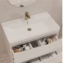Zestaw Strama Austin umywalka z szafką 60 cm wiszącą biały połysk (9909060, 1110000) zdj.4