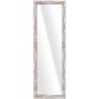 Styler Lahti lustro prostokątne 127x47 cm rama bielone przecierane drewno mat LU-01169 zdj.1