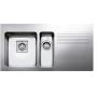 Teka Frame 1 1/2 B 1/D zlewozmywak stalowy 97x51 cm prawy stal polerowana 40180641 zdj.1