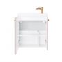Uptrend Nook umywalka z szafką i uchwytami 55 cm rose mat/miedziany 010SU5510TR41366 zdj.3