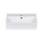 Uptrend Torino umywalka 59,5x40 cm nablatowa prostokątna biały połysk TR41297 zdj.3