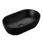 Uptrend Sparrow umywalka 50x30 cm owalna nablatowa czarna TR41385-U18 zdj.1