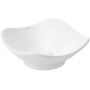 Uptrend Violet umywalka 39,5x15 cm owalna nablatowa biała TR4153 zdj.1