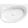 Uptrend Avo umywalka 42x29 cm półokrągła ścienna lewa biała TR4519A zdj.1