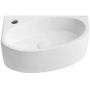 Uptrend Avo umywalka 42x29 cm półokrągła ścienna lewa biała TR4519A zdj.3