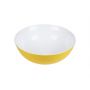 Uptrend Cleo Yellow umywalka 38,5x38,5 cm nablatowa okrągła żółty/biały UP4004-2-B6+B20 zdj.1