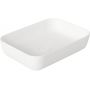 Vilarte by Dura Orfe umywalka 60x40 cm prostokątna nablatowa biała 5851 zdj.1