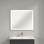 Villeroy & Boch Finero umywalka z szafką 80 cm i lustrem zestaw meblowy glossy grey S00302FPR1 zdj.5