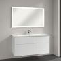 Villeroy & Boch Finero umywalka z szafką 120 cm i lustrem zestaw meblowy glossy white S00304DHR1 zdj.1