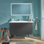 Villeroy & Boch Finero umywalka z szafką 120 cm i lustrem zestaw meblowy glossy grey S00304FPR1 zdj.14