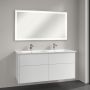 Villeroy & Boch Finero umywalka z szafką 130 cm i lustrem zestaw meblowy glossy white S00305DHR1 zdj.1