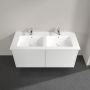 Villeroy & Boch Finero umywalka z szafką 130 cm i lustrem zestaw meblowy glossy white S00305DHR1 zdj.8