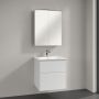 Villeroy & Boch Finero umywalka z szafką 60 cm i szafka lustrzana zestaw meblowy glossy white S00400DHR1 zdj.1