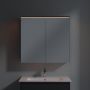 Villeroy & Boch Finero umywalka z szafką 80 cm i szafka lustrzana zestaw meblowy glossy grey S00402FPR1 zdj.7
