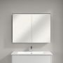 Villeroy & Boch Finero umywalka z szafką 100 cm i szafka lustrzana zestaw meblowy glossy white S00403DHR1 zdj.4