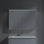 Villeroy & Boch Finero umywalka z szafką 100 cm i szafka lustrzana zestaw meblowy glossy white S00403DHR1 zdj.6