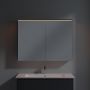 Villeroy & Boch Finero umywalka z szafką 100 cm i szafka lustrzana zestaw meblowy glossy grey S00403FPR1 zdj.7