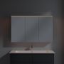 Villeroy & Boch Finero umywalka z szafką 120 cm i szafka lustrzana zestaw meblowy glossy grey S00404FPR1 zdj.7