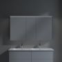 Villeroy & Boch Finero umywalka z szafką 130 cm i szafka lustrzana zestaw meblowy glossy white S00405DHR1 zdj.6