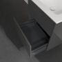 Villeroy & Boch Finero umywalka z szafką 60 cm i lustrem zestaw meblowy glossy grey S00300FPR1 zdj.13