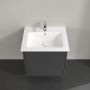 Villeroy & Boch Finero umywalka z szafką 65 cm i lustrem zestaw meblowy glossy grey S00301FPR1 zdj.10
