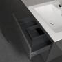 Villeroy & Boch Finero umywalka z szafką 65 cm i lustrem zestaw meblowy glossy grey S00301FPR1 zdj.14