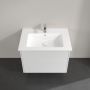 Villeroy & Boch Finero umywalka z szafką 80 cm i lustrem zestaw meblowy glossy white S00302DHR1 zdj.10