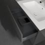 Villeroy & Boch Finero umywalka z szafką 80 cm i lustrem zestaw meblowy glossy grey S00302FPR1 zdj.14