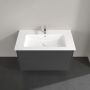 Villeroy & Boch Finero umywalka z szafką 100 cm i lustrem zestaw meblowy glossy grey S00303FPR1 zdj.11